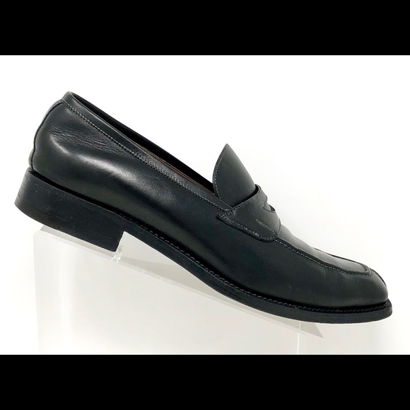a.testoni Black Label Split Toe Penny Loafers - Picture 2 of 8